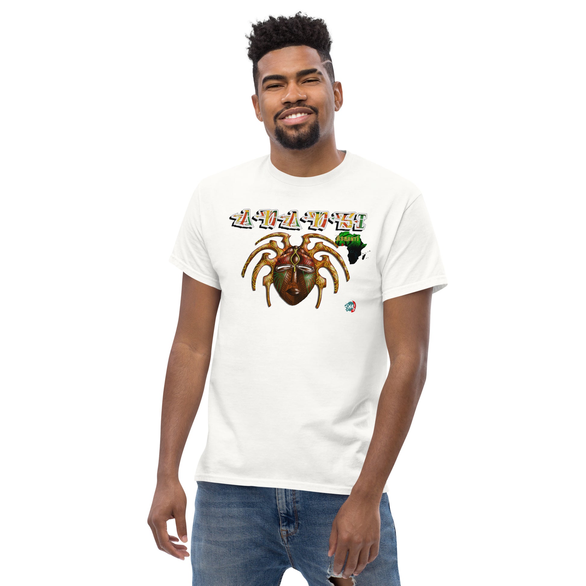 Men's Afrikkan Pantheon Anansi t-shirt - 9ja Pop Art Custom T-Shirt/Wearable Art Store