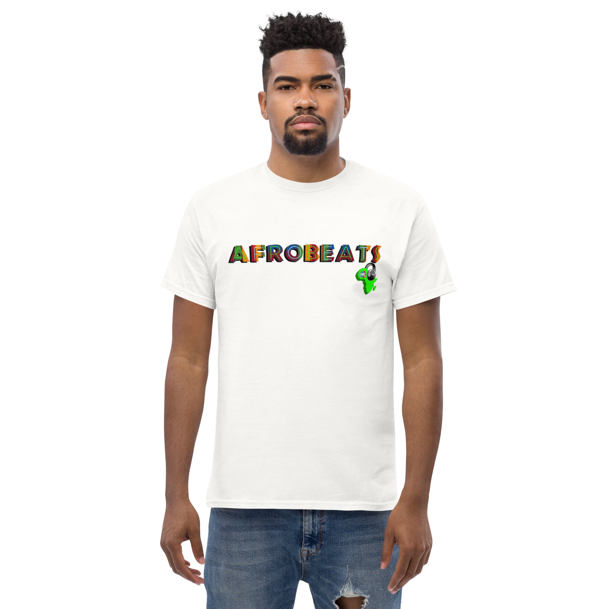 Men's "Adire" Afrobeats design - 9ja Pop Art Custom T-Shirt/Wearable Art Store