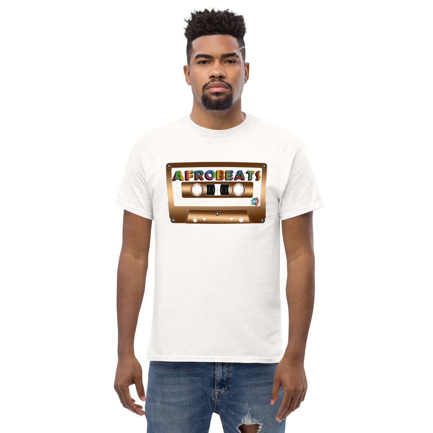 Men's Afrobeats cassette design - 9ja Pop Art Custom T-Shirt/Wearable Art Store