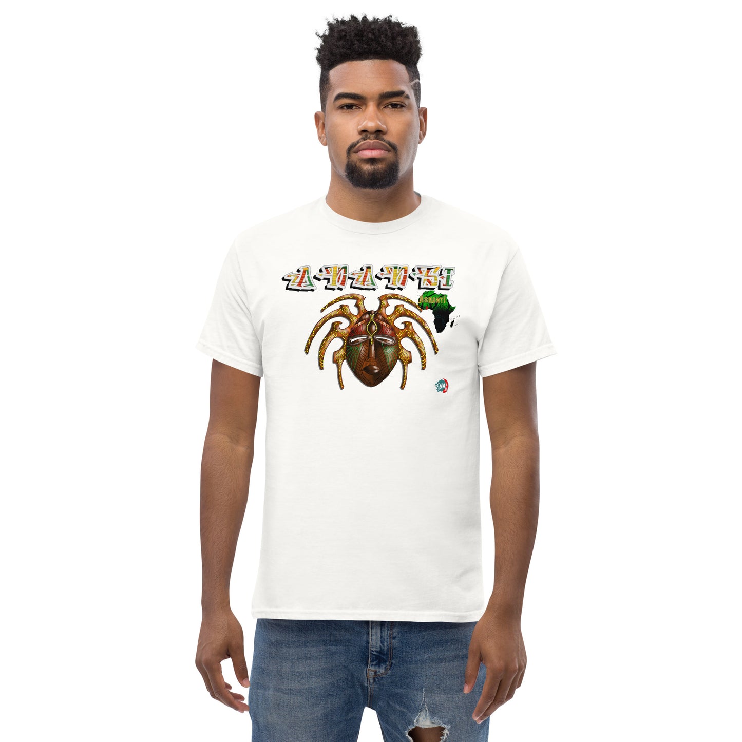 Men's Afrikkan Pantheon Anansi t-shirt - 9ja Pop Art Custom T-Shirt/Wearable Art Store