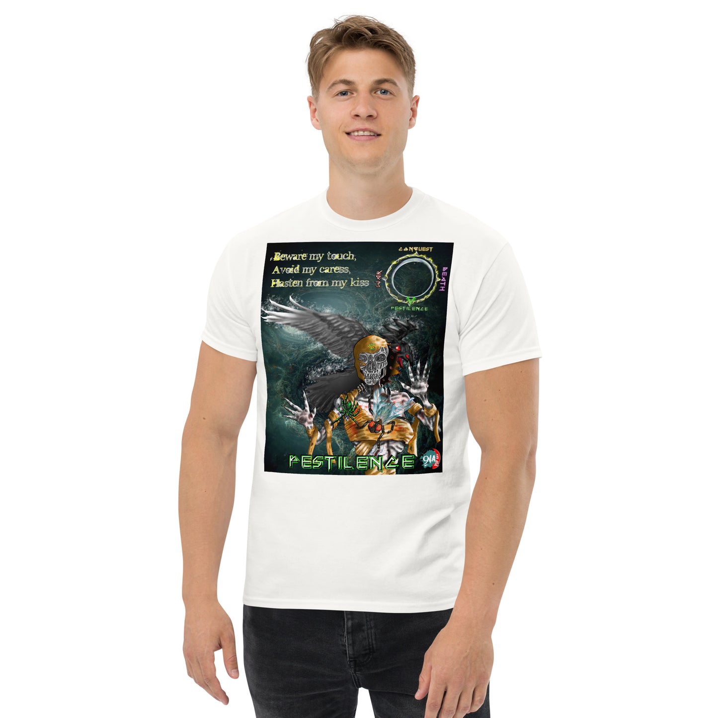 Four Horsemen of the Apocalypse: Pestilence unisex graphic t-shirt