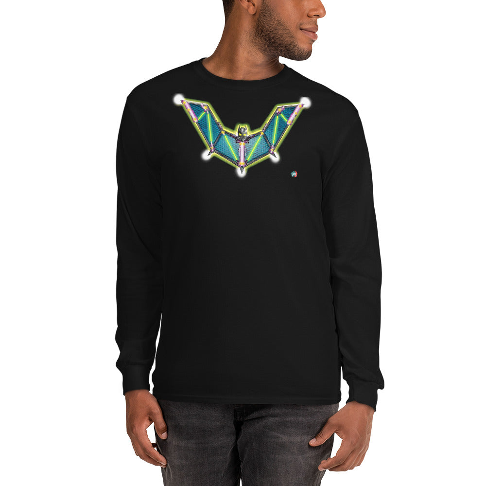 Bat Doodle Cybernetic Long Sleeve Shirt - 9ja Pop Art Custom T-Shirt/Wearable Art Store