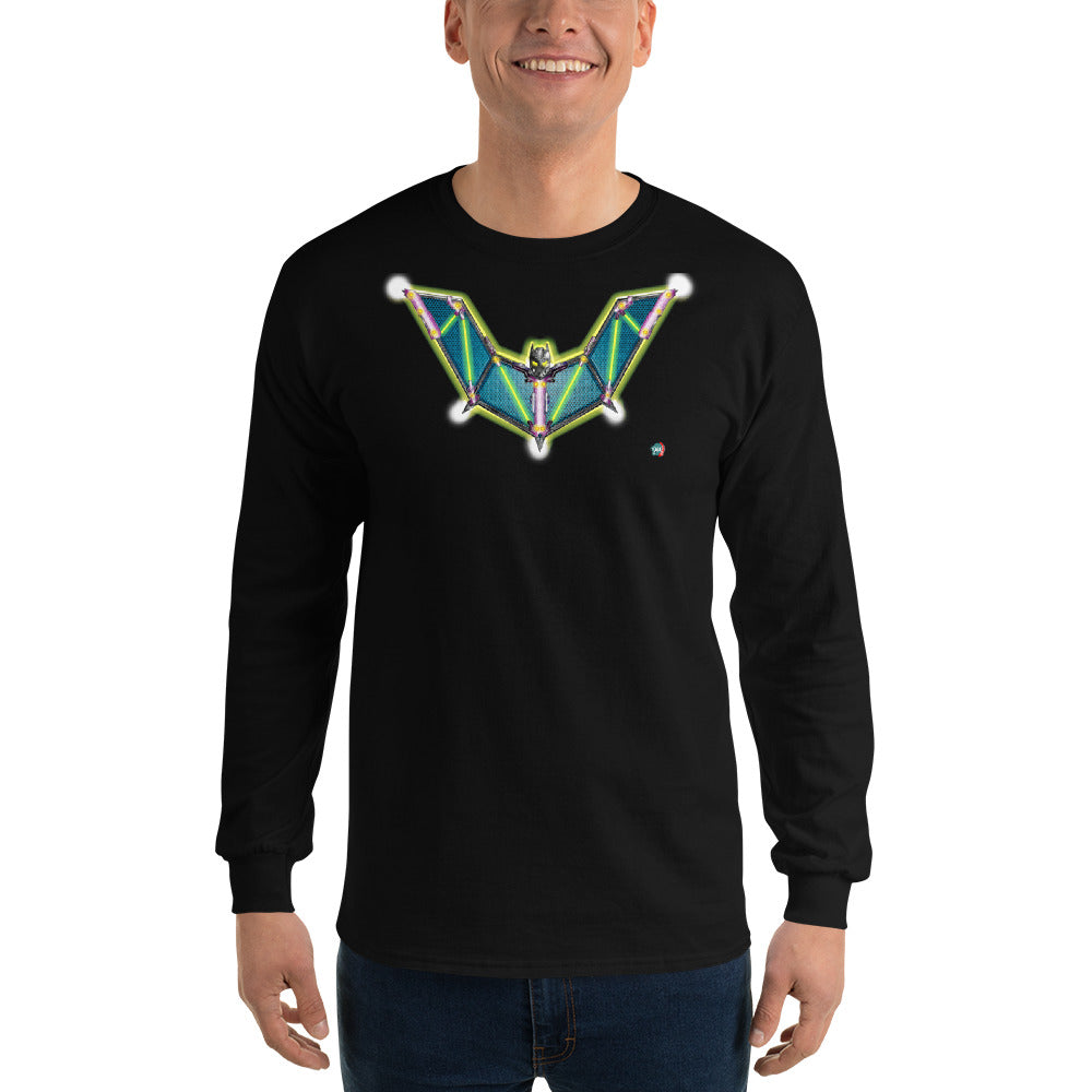 Bat Doodle Cybernetic Long Sleeve Shirt - 9ja Pop Art Custom T-Shirt/Wearable Art Store