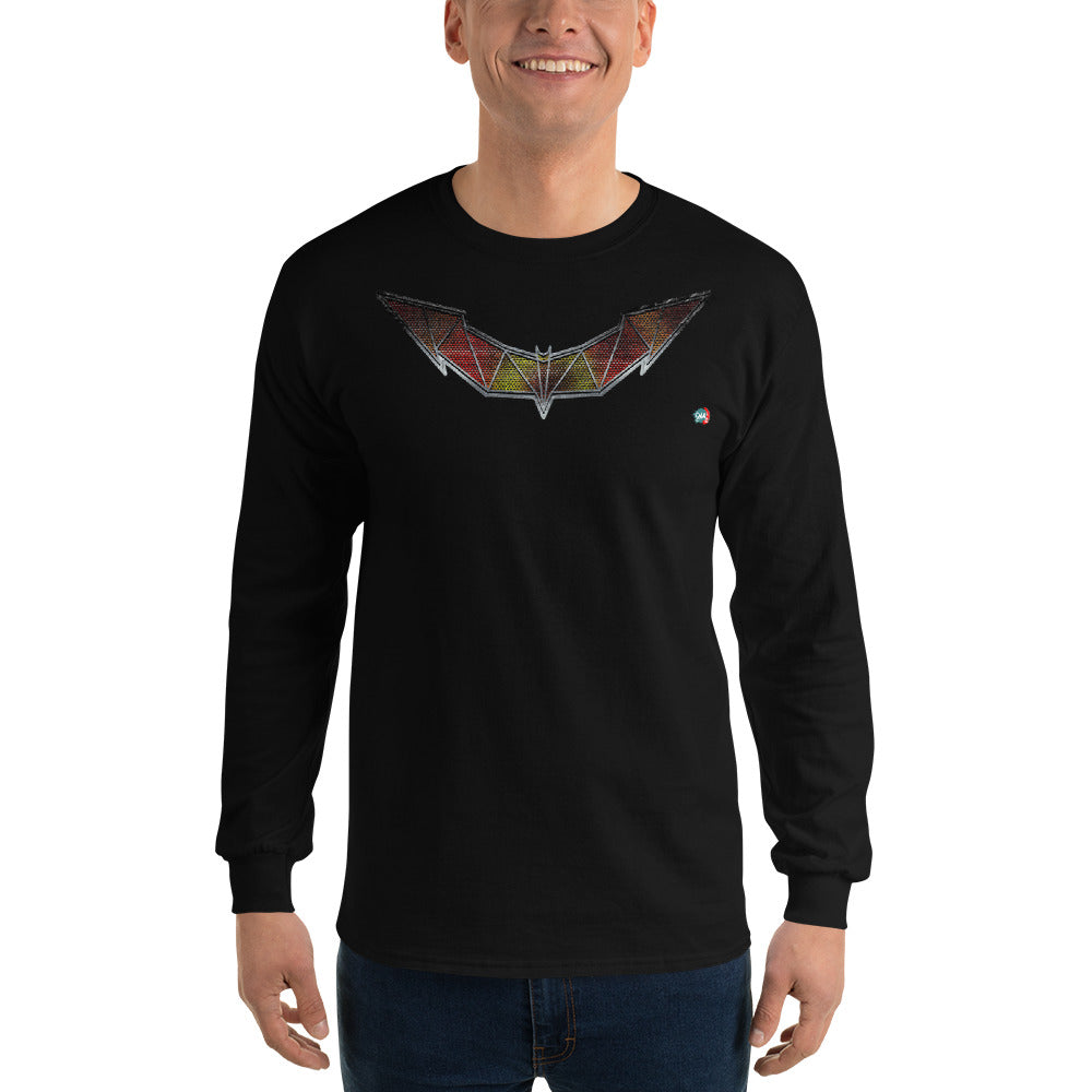 Bat Doodle Metal Series: Iron Long Sleeve Shirt - 9ja Pop Art Custom T-Shirt/Wearable Art Store