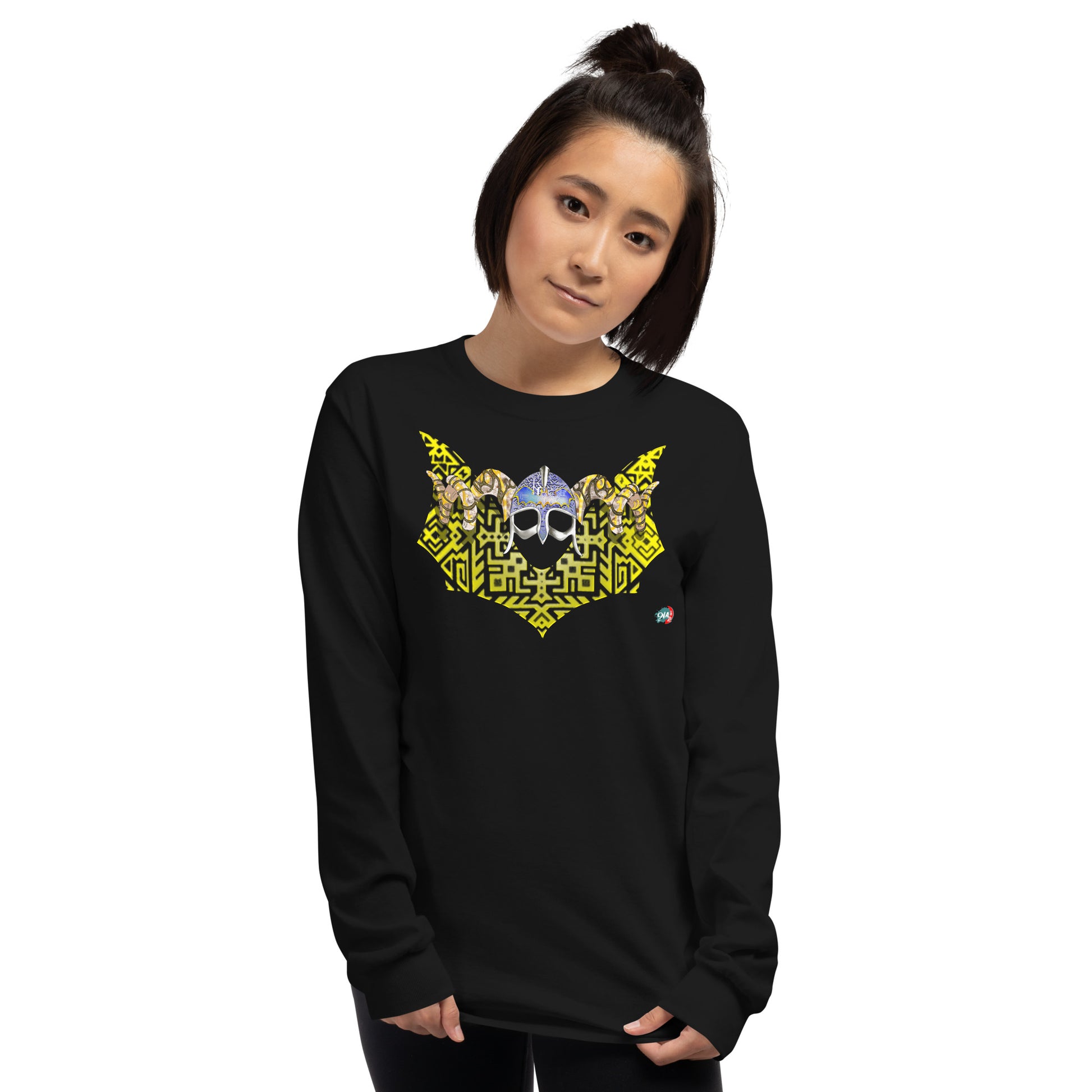 Bat Doodle Runic Long Sleeve Shirt - 9ja Pop Art Custom T-Shirt/Wearable Art Store