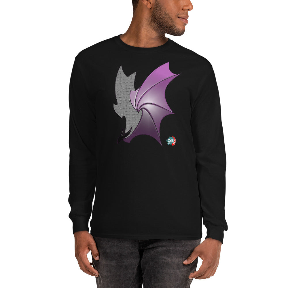 Bat Doodle Streetz Long Sleeve Shirt - 9ja Pop Art Custom T-Shirt/Wearable Art Store