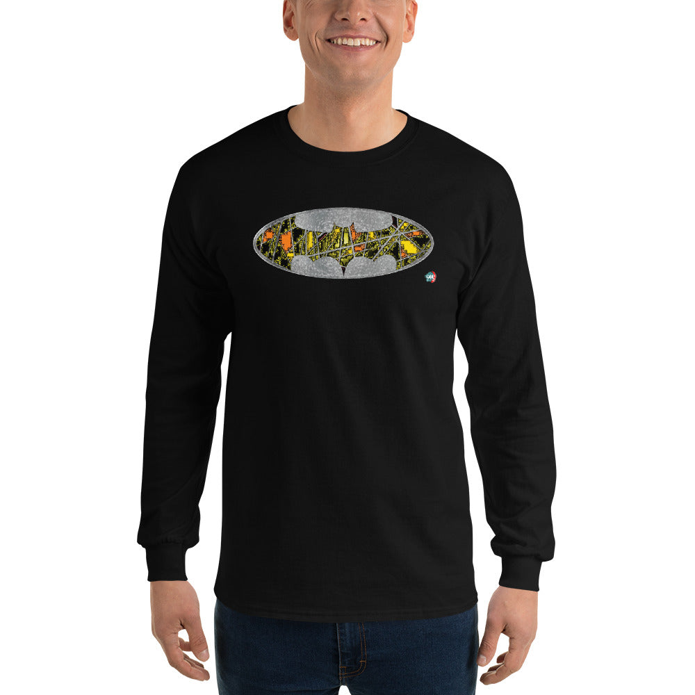 Bat Doodle Surrealism Long Sleeve Shirt - 9ja Pop Art Custom T-Shirt/Wearable Art Store