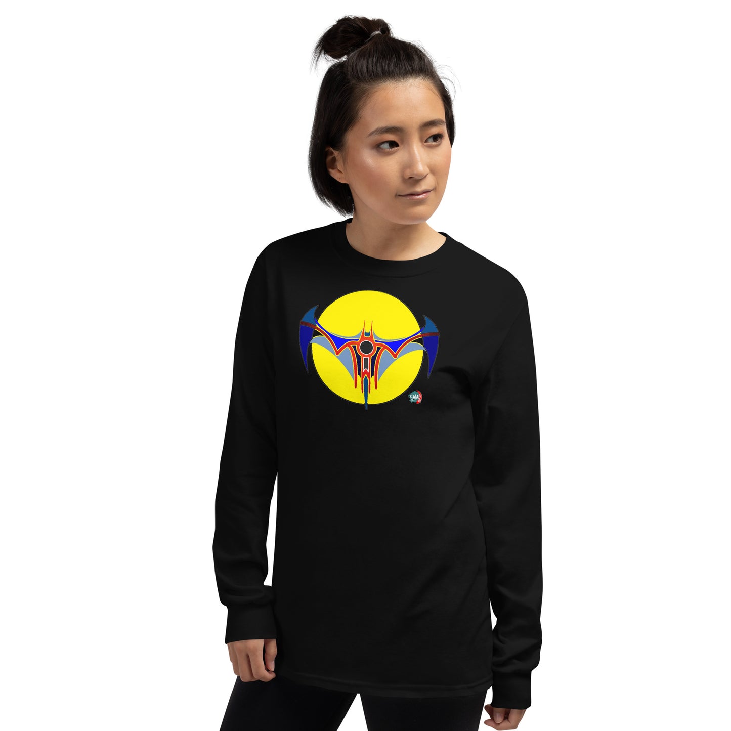 Bat Doodle Air Strike (disc) Long Sleeve Shirt - 9ja Pop Art Custom T-Shirt/Wearable Art Store