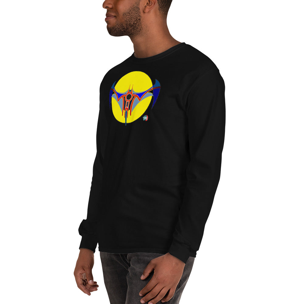 Bat Doodle Air Strike (disc) Long Sleeve Shirt - 9ja Pop Art Custom T-Shirt/Wearable Art Store