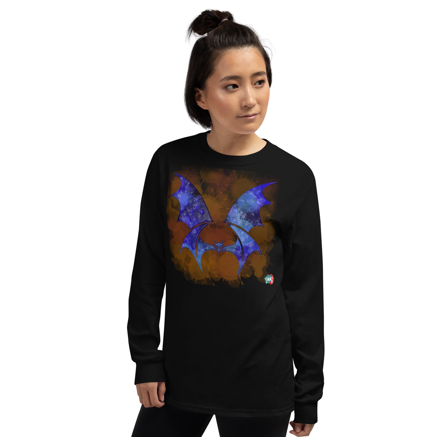 Bat Doodle Elemental Series: Wind Long Sleeve Shirt - 9ja Pop Art Custom T-Shirt/Wearable Art Store