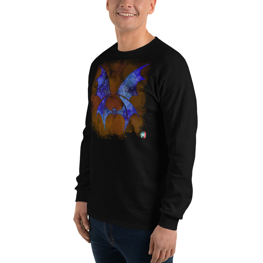 Bat Doodle Elemental Series: Wind Long Sleeve Shirt - 9ja Pop Art Custom T-Shirt/Wearable Art Store