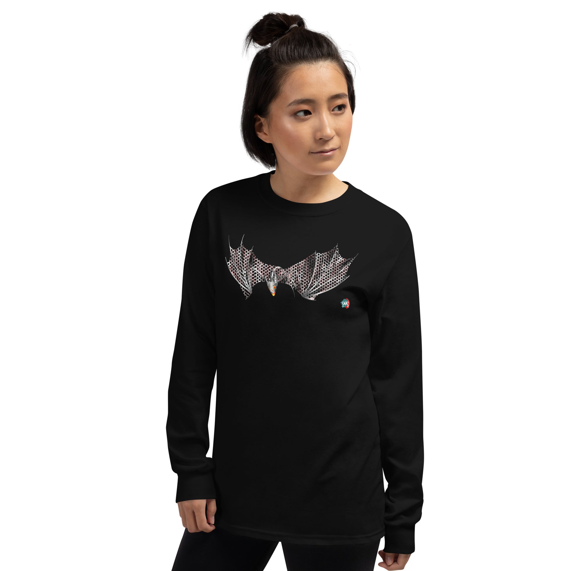 Bat Doodle HR Giger Long Sleeve Shirt - 9ja Pop Art Custom T-Shirt/Wearable Art Store