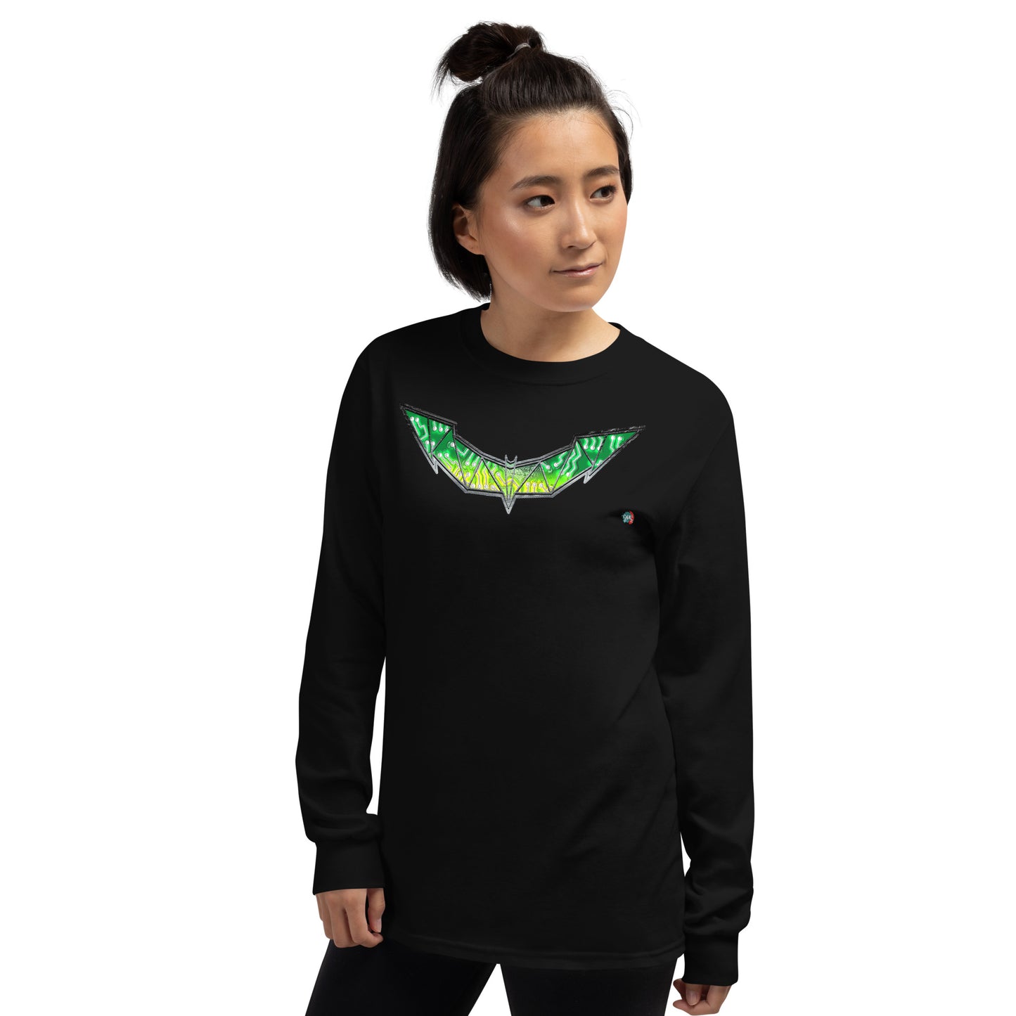 Bat Doodle Metal Series: Malachite Long Sleeve Shirt - 9ja Pop Art Custom T-Shirt/Wearable Art Store