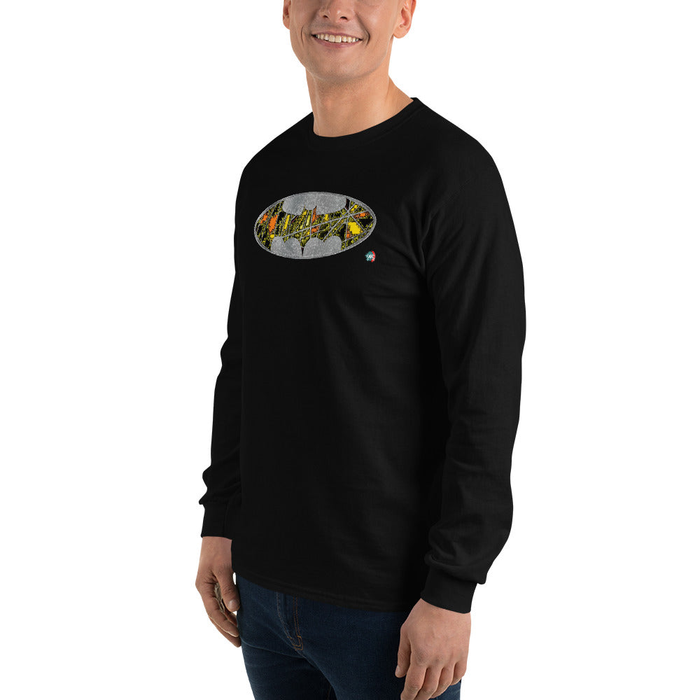 Bat Doodle Surrealism Long Sleeve Shirt - 9ja Pop Art Custom T-Shirt/Wearable Art Store