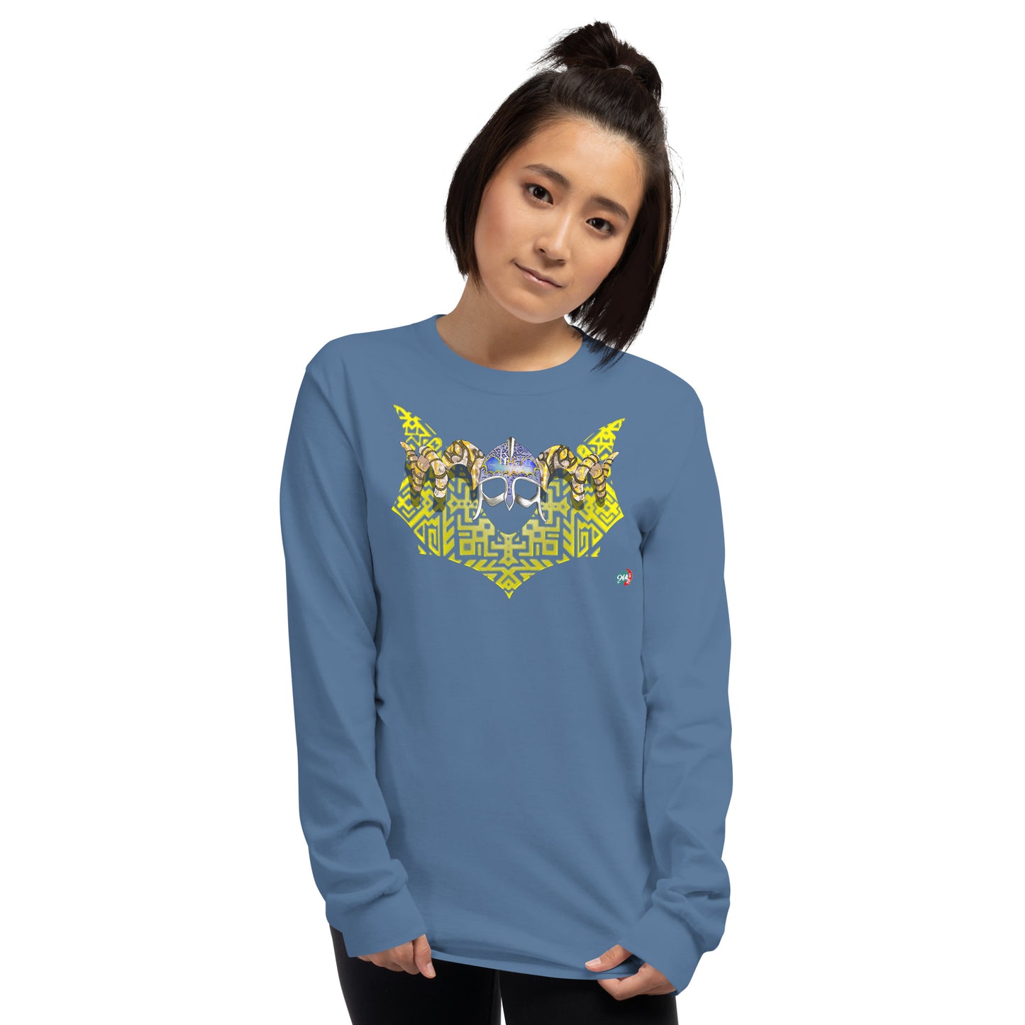 Bat Doodle Runic Long Sleeve Shirt - 9ja Pop Art Custom T-Shirt/Wearable Art Store