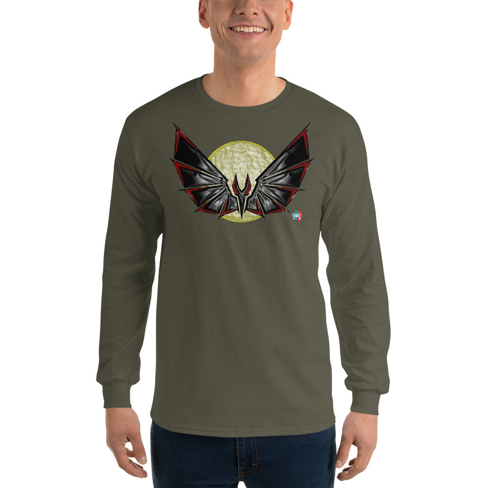 Bat Doodle Bushido Long Sleeve Shirt - 9ja Pop Art Custom T-Shirt/Wearable Art Store