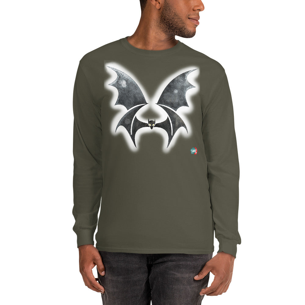 Bat Doodle Elemental Series: Earth Long Sleeve Shirt - 9ja Pop Art Custom T-Shirt/Wearable Art Store