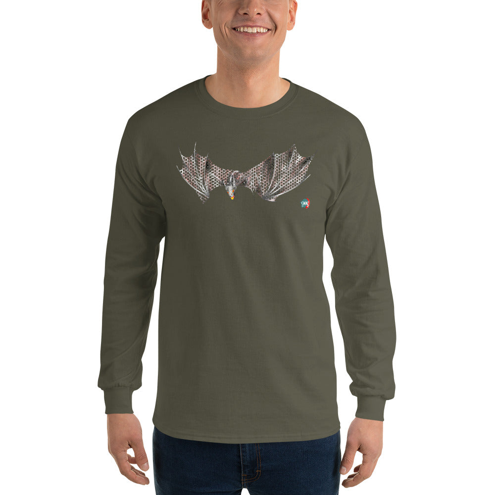 Bat Doodle HR Giger Long Sleeve Shirt - 9ja Pop Art Custom T-Shirt/Wearable Art Store