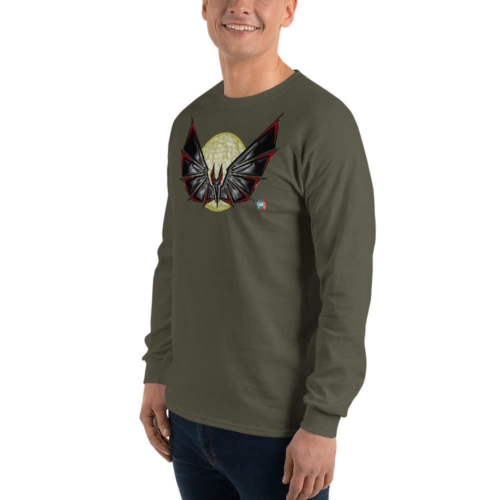 Bat Doodle Bushido Long Sleeve Shirt - 9ja Pop Art Custom T-Shirt/Wearable Art Store