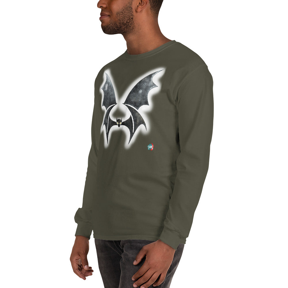 Bat Doodle Elemental Series: Earth Long Sleeve Shirt - 9ja Pop Art Custom T-Shirt/Wearable Art Store