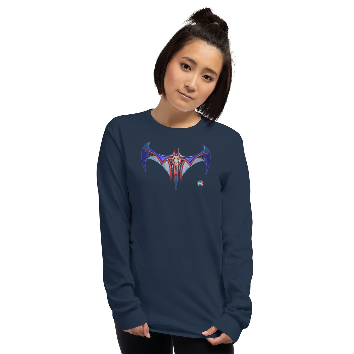 Bat Doodle Air Strike Long Sleeve Shirt - 9ja Pop Art Custom T-Shirt/Wearable Art Store