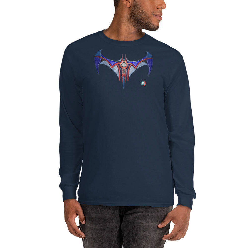 Bat Doodle Air Strike Long Sleeve Shirt - 9ja Pop Art Custom T-Shirt/Wearable Art Store