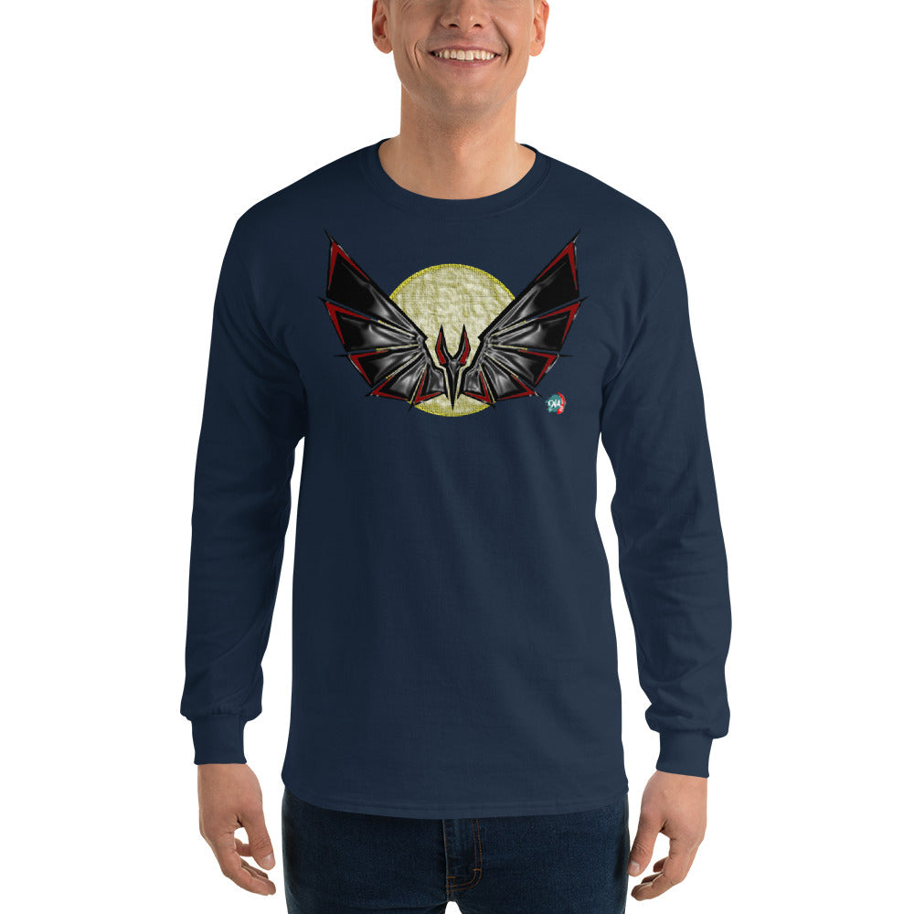 Bat Doodle Bushido Long Sleeve Shirt - 9ja Pop Art Custom T-Shirt/Wearable Art Store