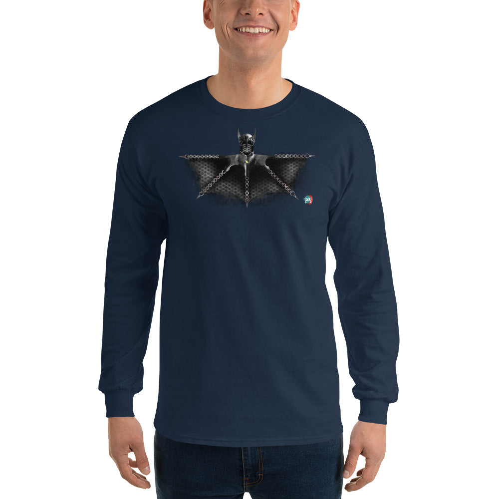 Bat Doodle Medieval Long Sleeve Shirt - 9ja Pop Art Custom T-Shirt/Wearable Art Store