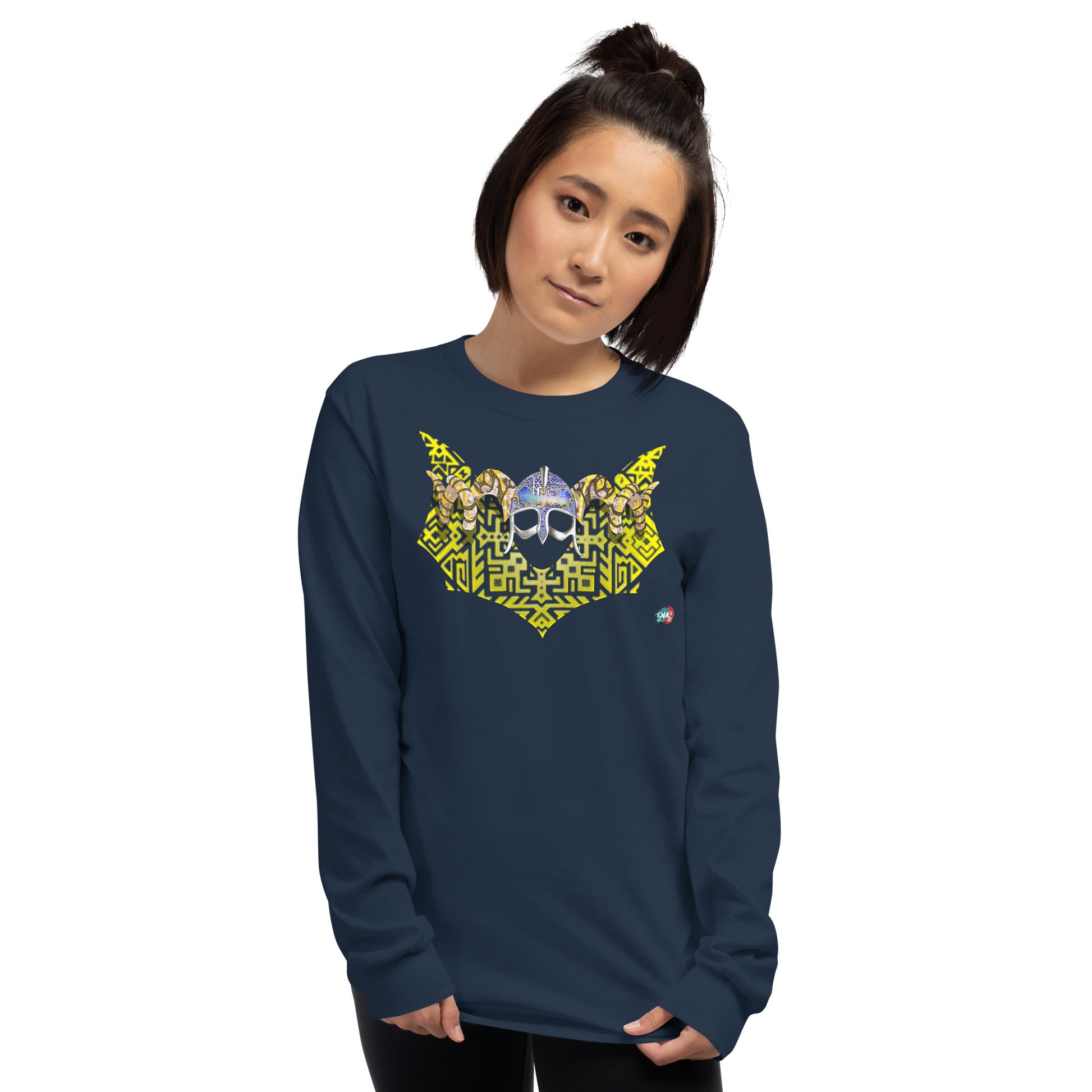 Bat Doodle Runic Long Sleeve Shirt - 9ja Pop Art Custom T-Shirt/Wearable Art Store