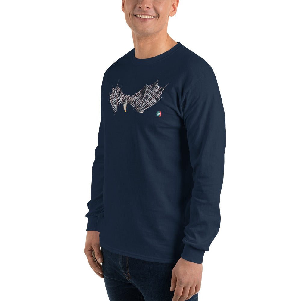 Bat Doodle HR Giger Long Sleeve Shirt - 9ja Pop Art Custom T-Shirt/Wearable Art Store