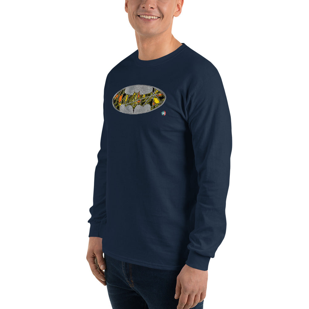 Bat Doodle Surrealism Long Sleeve Shirt - 9ja Pop Art Custom T-Shirt/Wearable Art Store