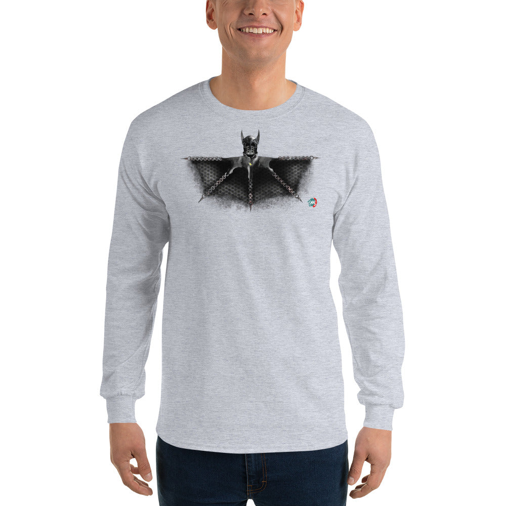 Bat Doodle Medieval Long Sleeve Shirt - 9ja Pop Art Custom T-Shirt/Wearable Art Store