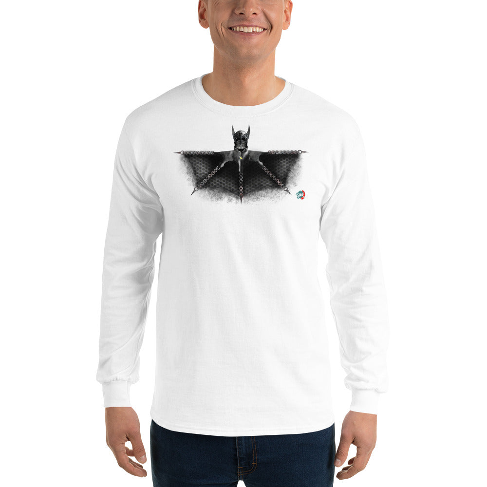 Bat Doodle Medieval Long Sleeve Shirt - 9ja Pop Art Custom T-Shirt/Wearable Art Store