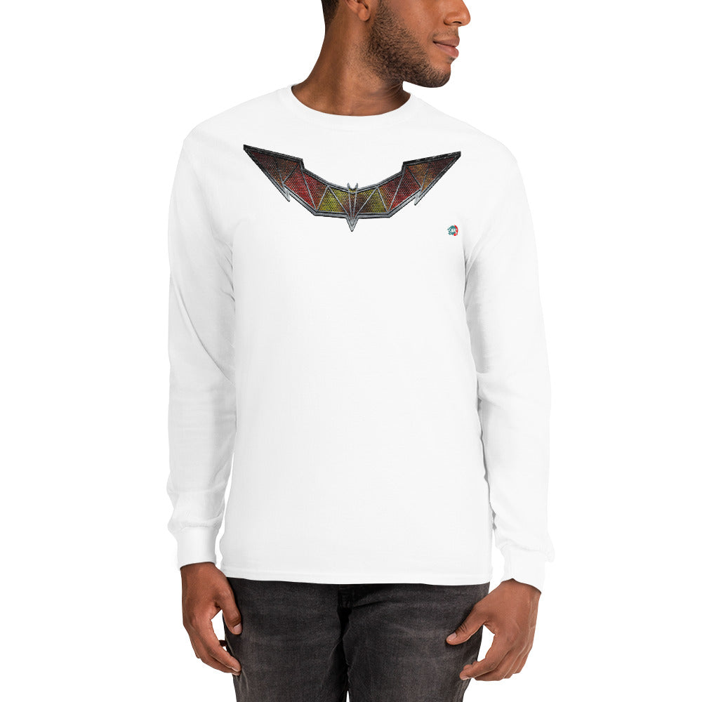 Bat Doodle Metal Series: Iron Long Sleeve Shirt - 9ja Pop Art Custom T-Shirt/Wearable Art Store