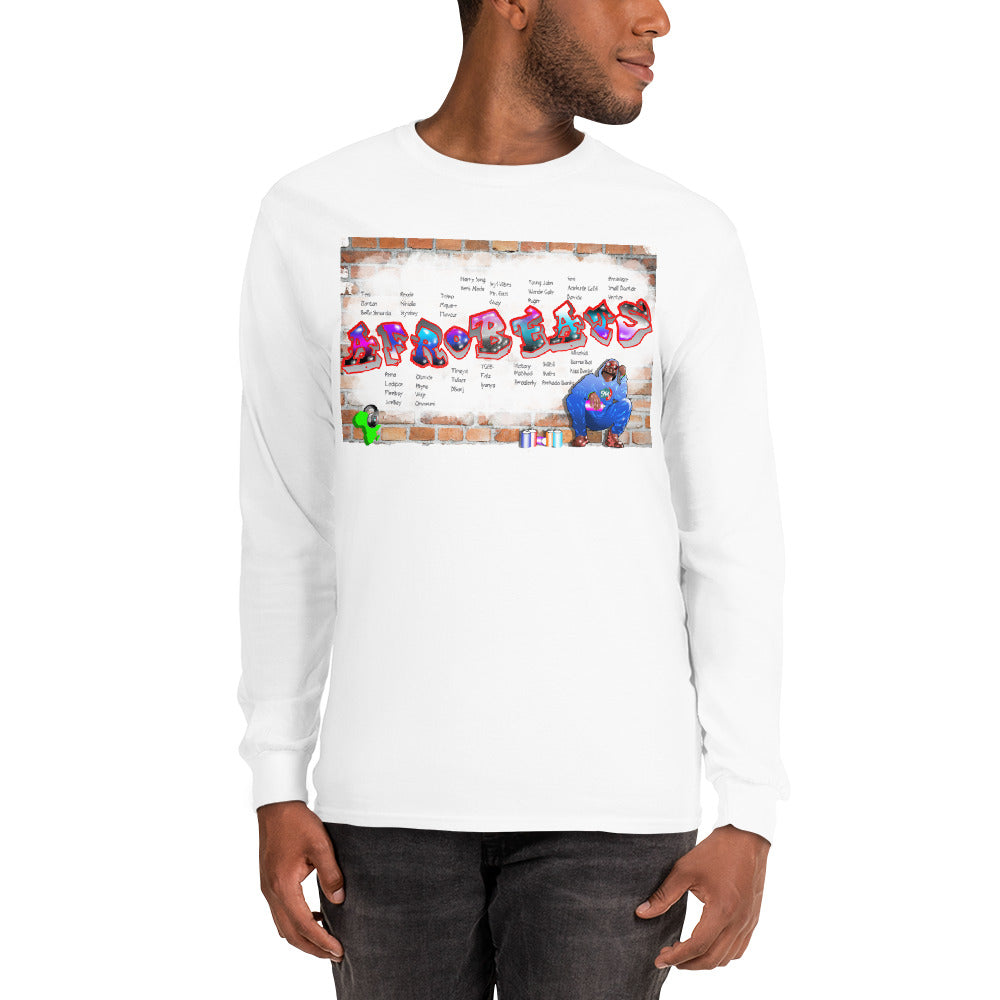 Graffiti Afrobeats Long Sleeve Shirt - 9ja Pop Art Custom T-Shirt/Wearable Art Store