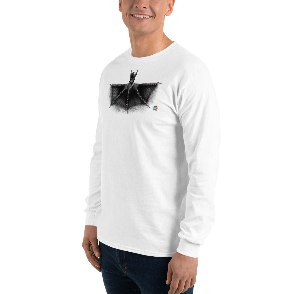 Bat Doodle Medieval Long Sleeve Shirt - 9ja Pop Art Custom T-Shirt/Wearable Art Store