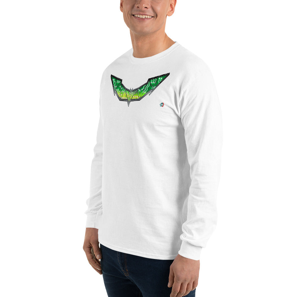 Bat Doodle Metal Series: Malachite Long Sleeve Shirt - 9ja Pop Art Custom T-Shirt/Wearable Art Store