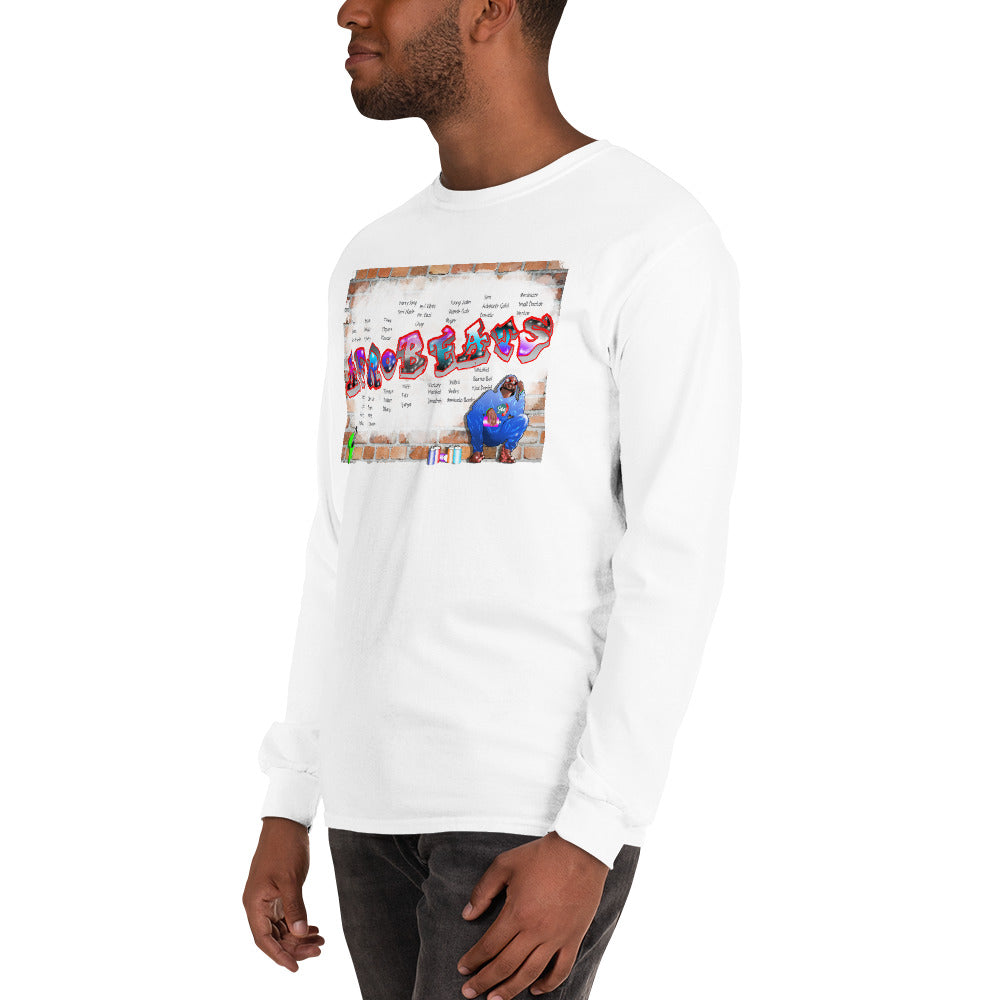 Graffiti Afrobeats Long Sleeve Shirt - 9ja Pop Art Custom T-Shirt/Wearable Art Store