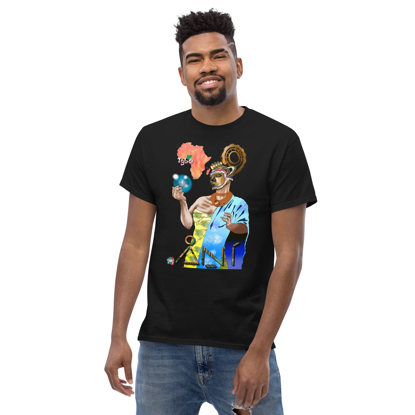 Men's Afrikkan Pantheon (African Gods) Ani graphic t-shirt