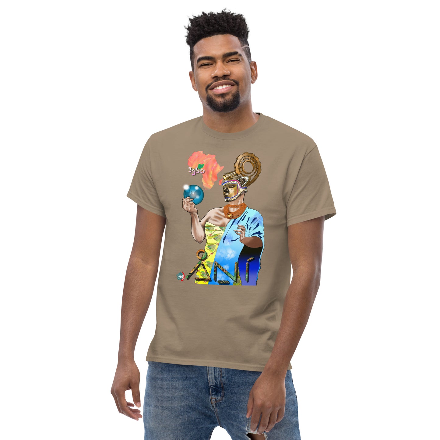 Men's Afrikkan Pantheon (African Gods) Ani graphic t-shirt