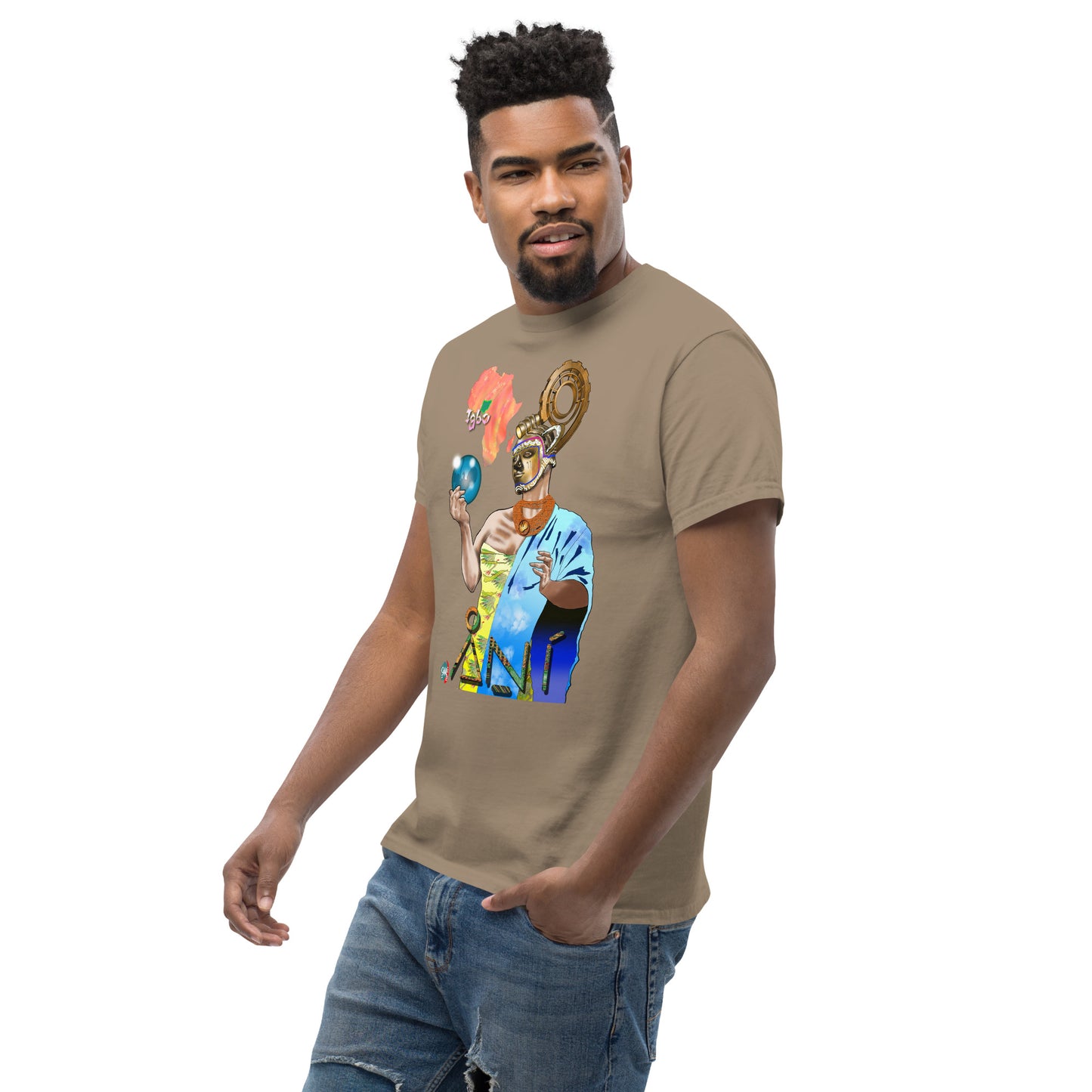 Men's Afrikkan Pantheon (African Gods) Ani graphic t-shirt