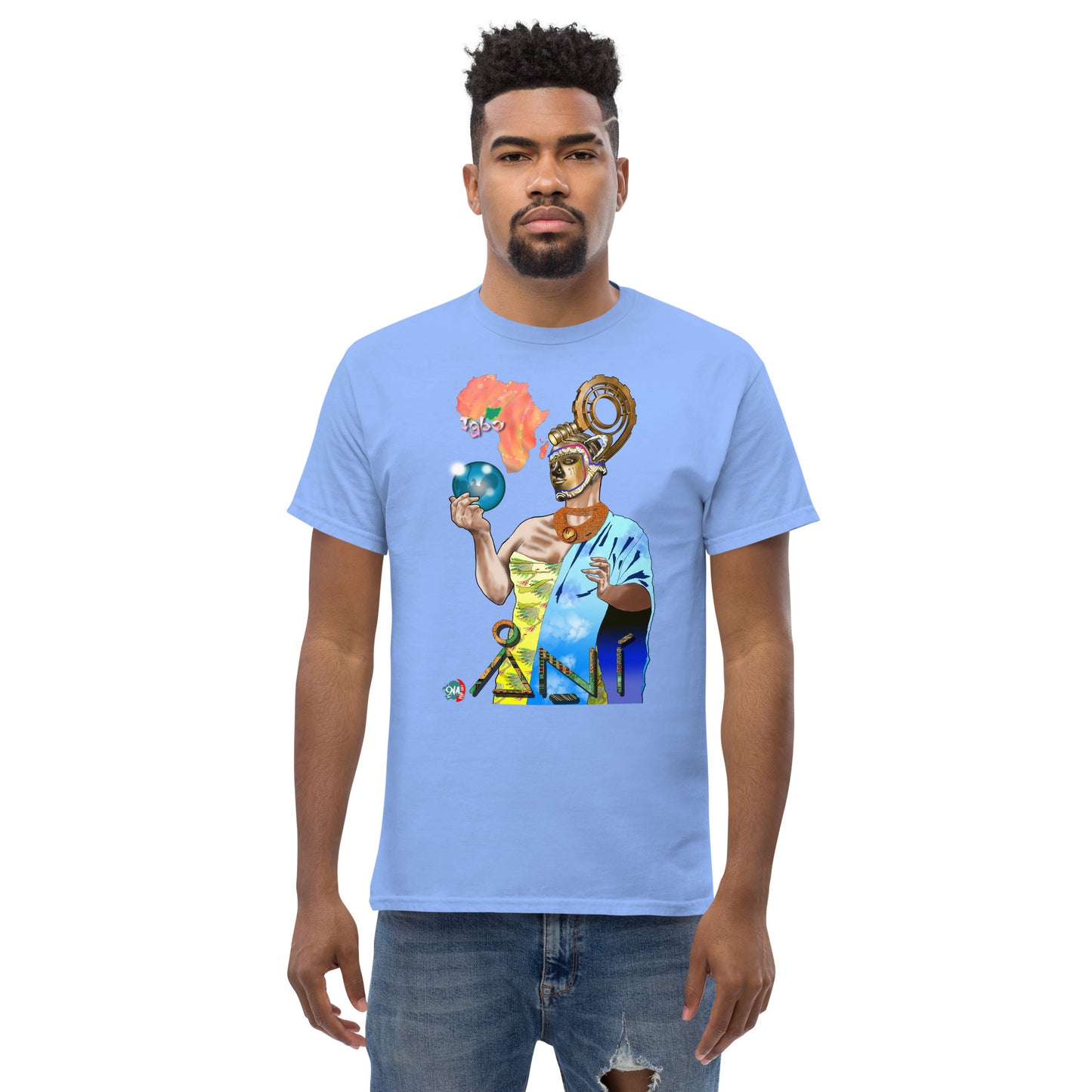 Men's Afrikkan Pantheon (African Gods) Ani graphic t-shirt