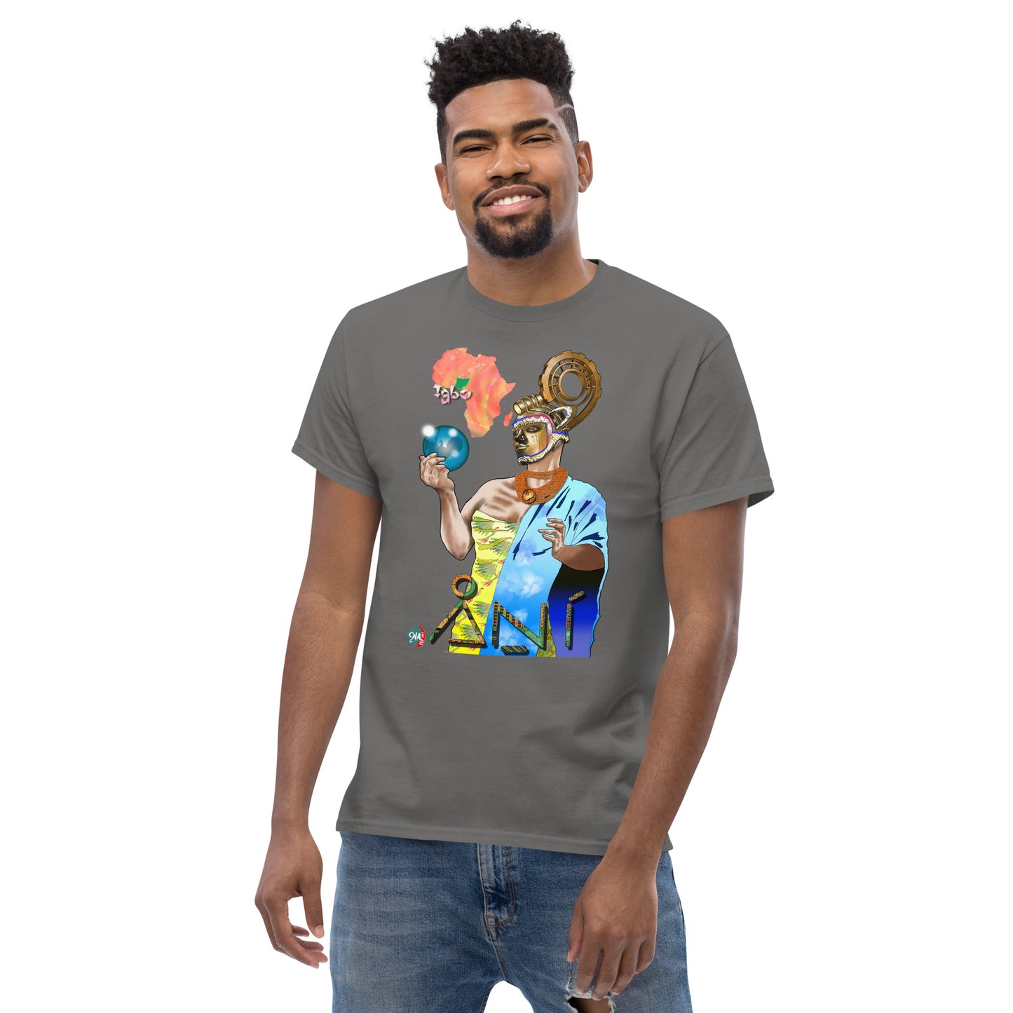 Men's Afrikkan Pantheon (African Gods) Ani graphic t-shirt