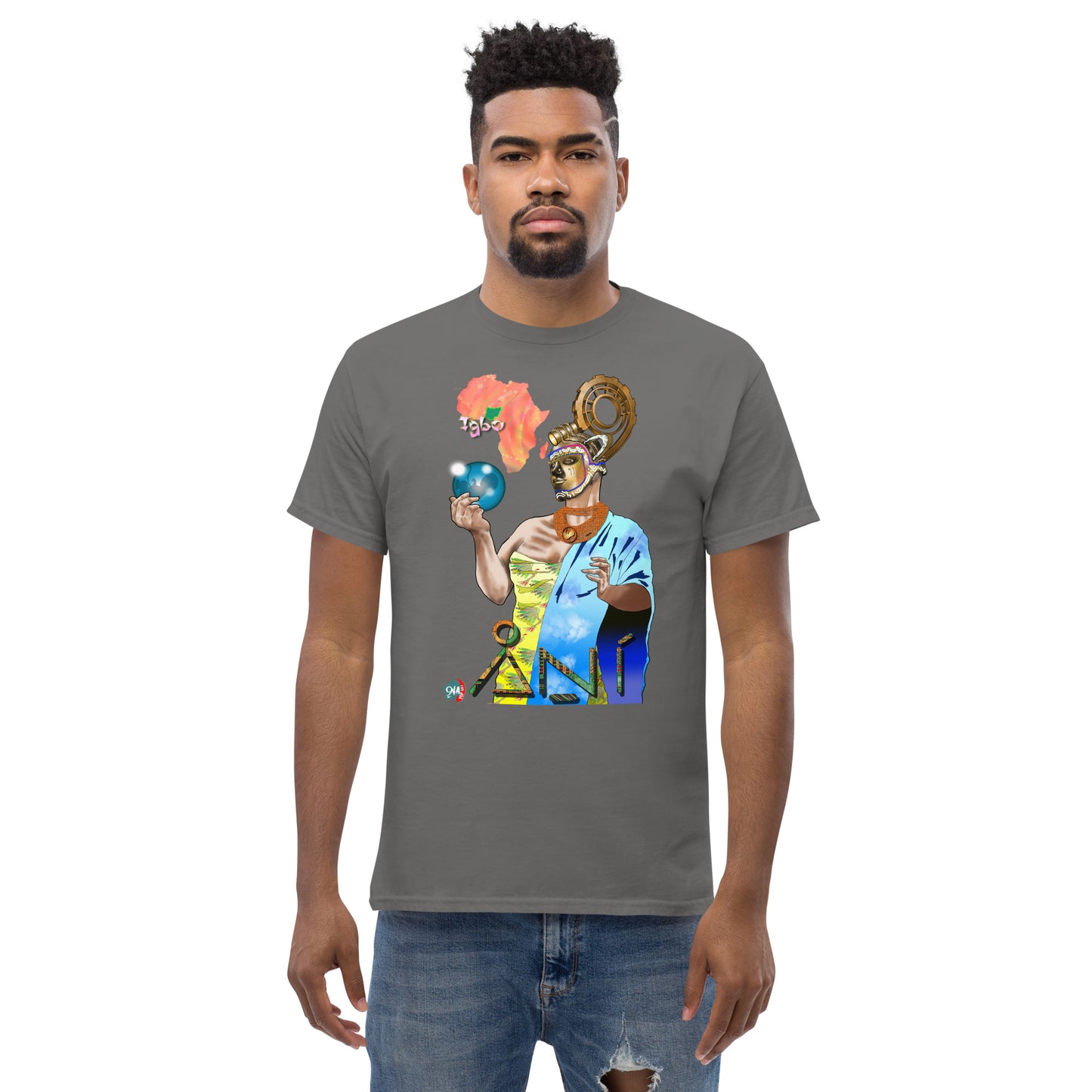 Men's Afrikkan Pantheon (African Gods) Ani graphic t-shirt