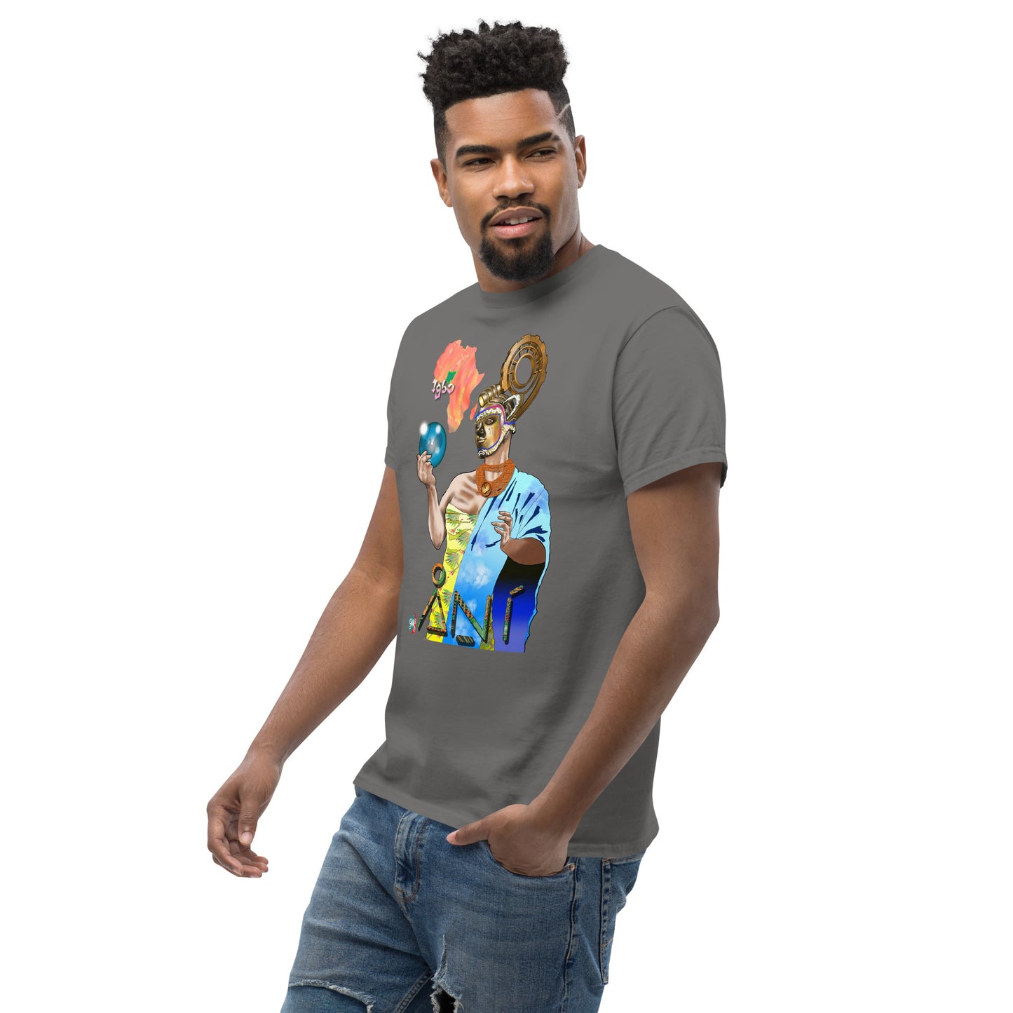 Men's Afrikkan Pantheon (African Gods) Ani graphic t-shirt