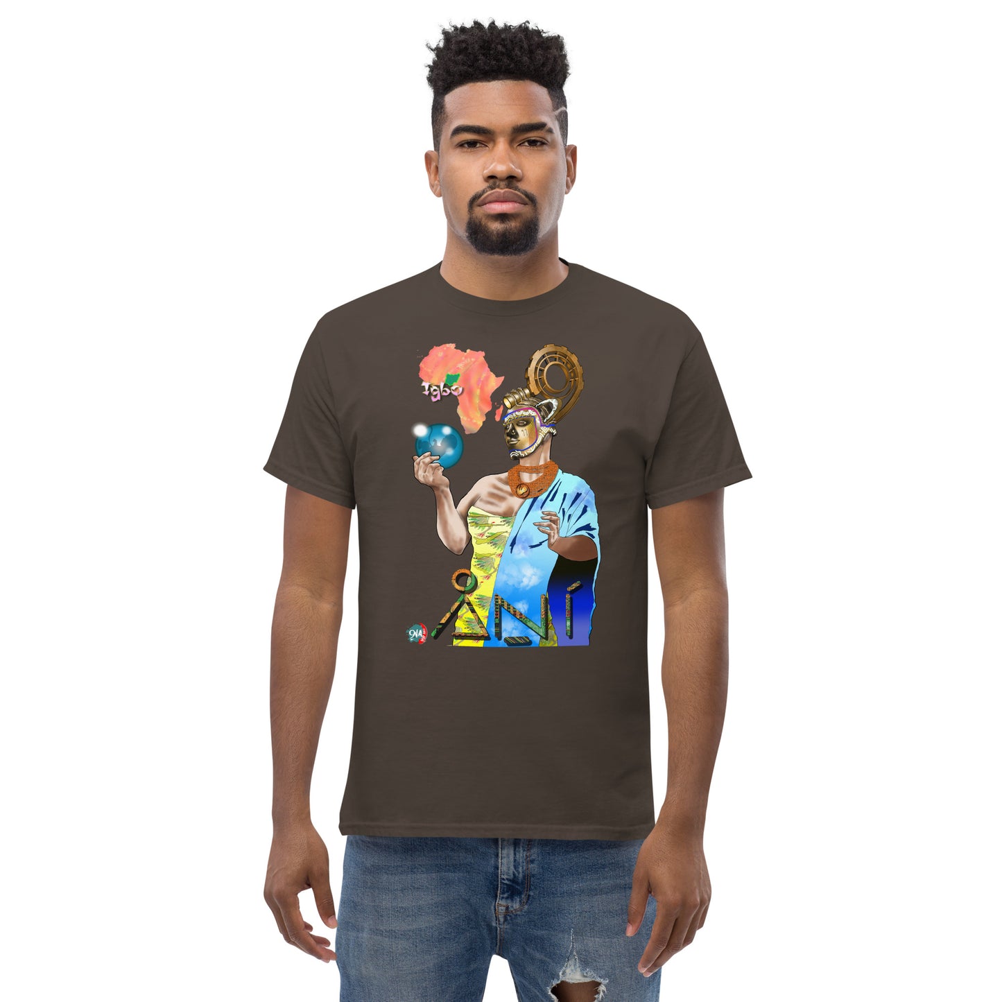 Men's Afrikkan Pantheon (African Gods) Ani graphic t-shirt