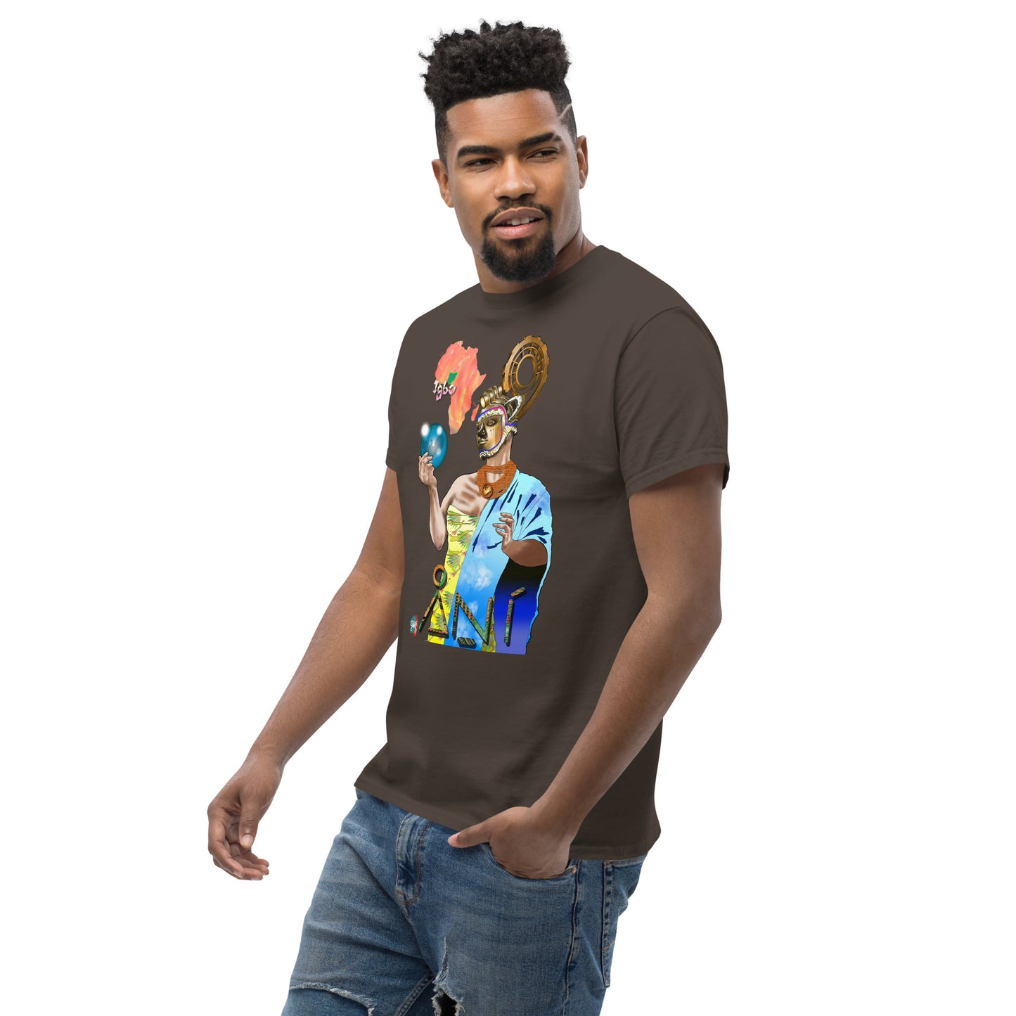 Men's Afrikkan Pantheon (African Gods) Ani graphic t-shirt