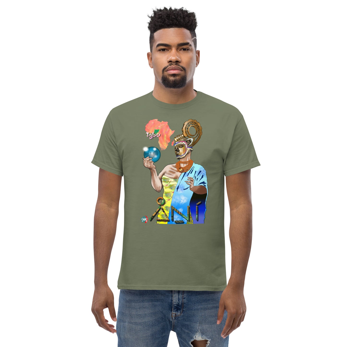 Men's Afrikkan Pantheon (African Gods) Ani graphic t-shirt