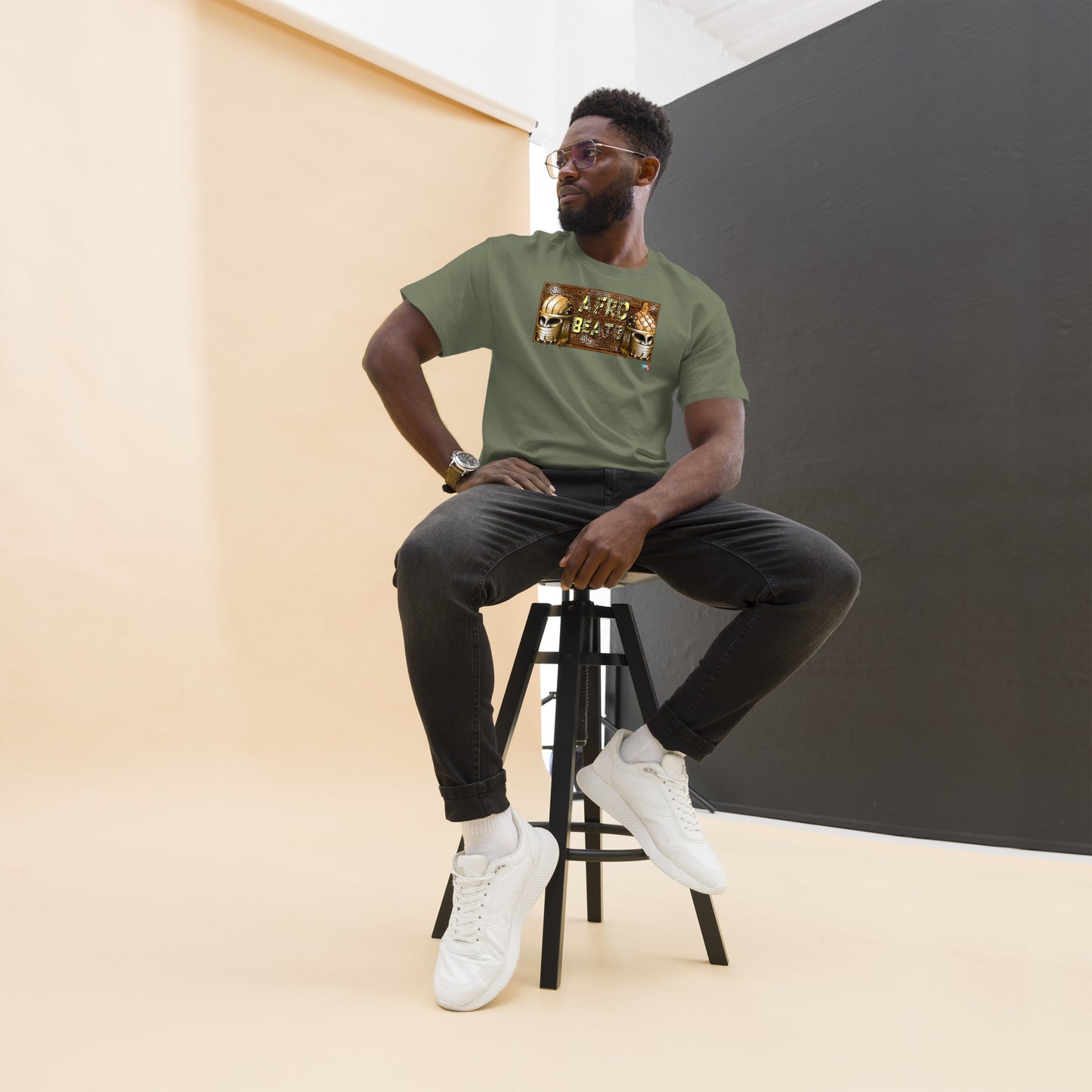 Yoruba Bronze Afrobeats Men's graphic t-shirt