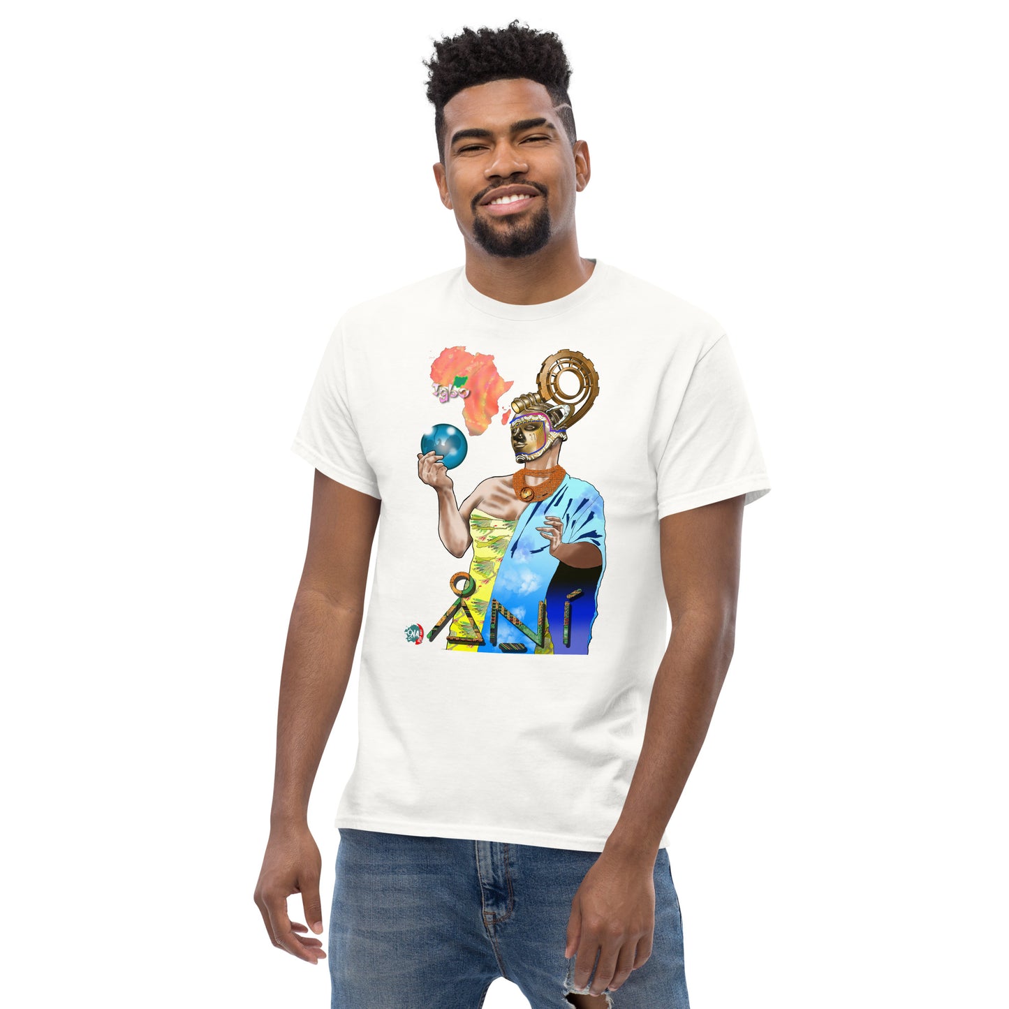 Men's Afrikkan Pantheon (African Gods) Ani graphic t-shirt